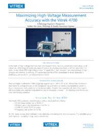 Vitrek 4700