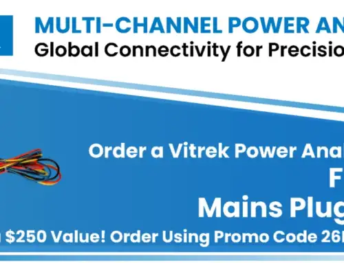 Power Analyzer Promotion: Order a Vitrek Power Analyzer and get FREE LPA-1 Main Plug Adapter!