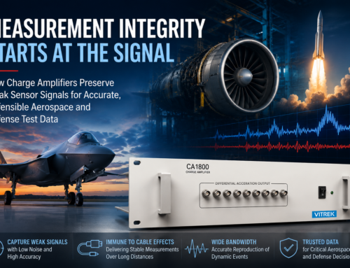 Application Note: Why Charge Amplifiers Remain Essential in Aerospace Test Systems